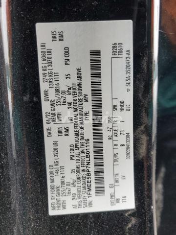 Photo 13 of 2022 FORD BRONCO BASE N/A (VIN 1FMEE5BP7NLB01116)