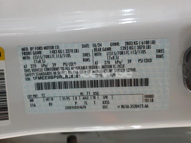 Photo 4 of 2024 FORD BRONCO BADLANDS N/A (VIN 1FMEE9BP0RLB28381)