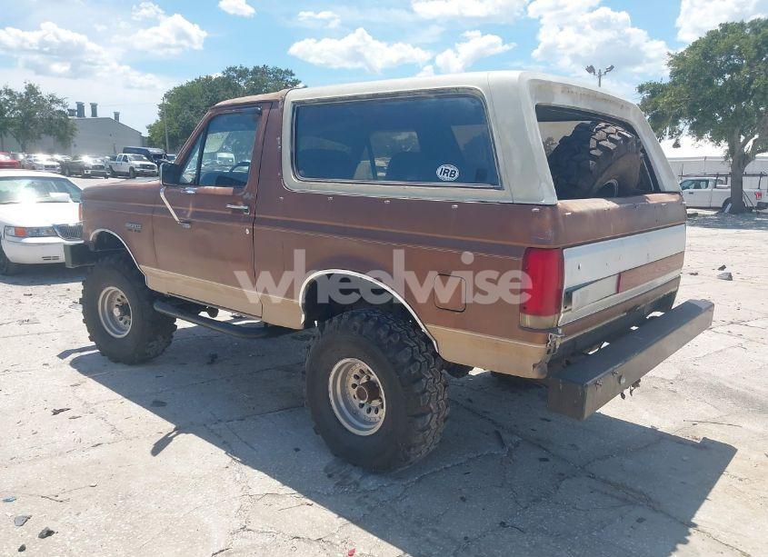 Photo 3 of 1987 Ford Bronco U100 (VIN 1FMEU15HXHLA38260)