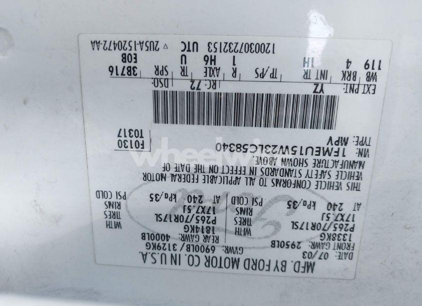 Photo 9 of 2003 Ford Expedition XLT (VIN 1FMEU15W23LC58340)