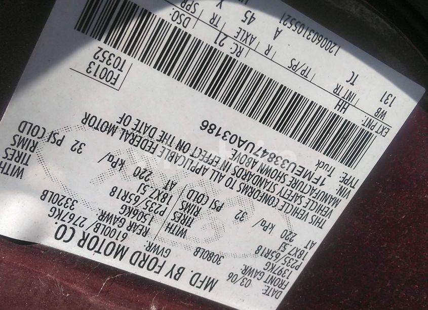 Photo 9 of 2007 Ford Explorer SPORT TRAC LIMITED (VIN 1FMEU33847UA03186)