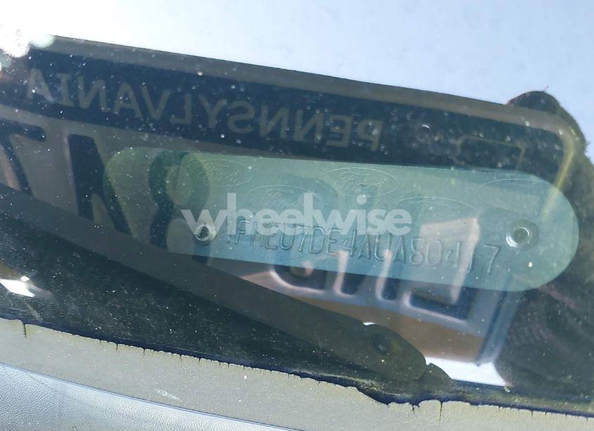 Photo 9 of 2010 Ford Explorer XLT (VIN 1FMEU7DE4AUA80417)