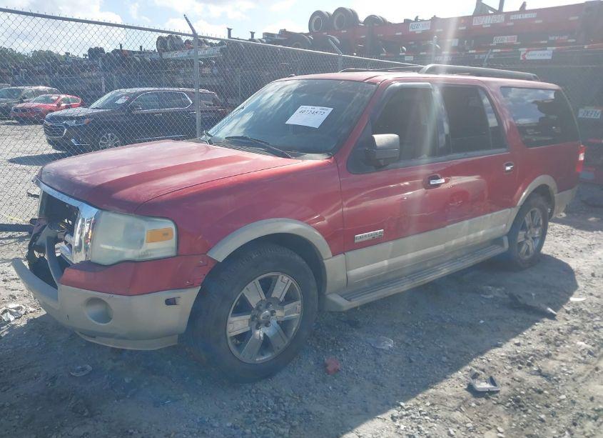 Photo 2 of 2007 Ford Expedition EL EDDIE BAUER (VIN 1FMFK17537LA19027)