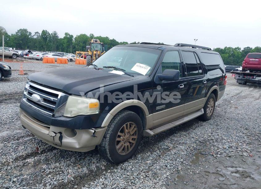 Photo 2 of 2008 Ford Expedition EL EDDIE BAUER/KING RANCH (VIN 1FMFK17558LA16812)