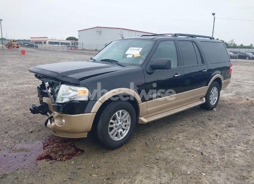 Photo 2 of 2008 Ford Expedition EL EDDIE BAUER/KING RANCH (VIN 1FMFK17578LA70127)