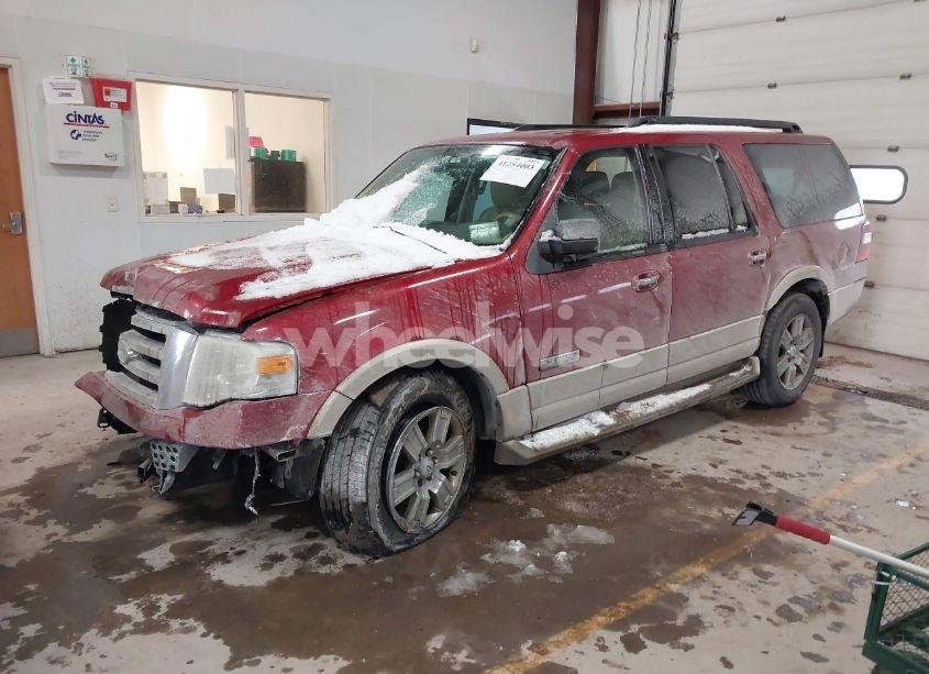 Photo 2 of 2008 Ford Expedition EL EDDIE BAUER/KING RANCH (VIN 1FMFK17588LA14259)
