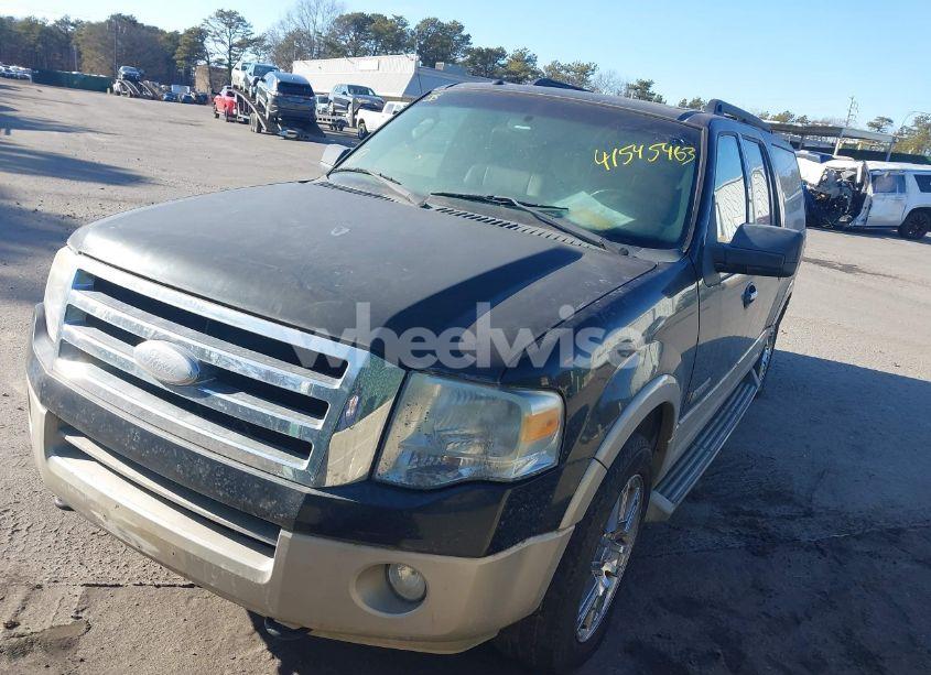 Photo 2 of 2008 Ford Expedition EL EDDIE BAUER/KING RANCH (VIN 1FMFK18518LA10925)