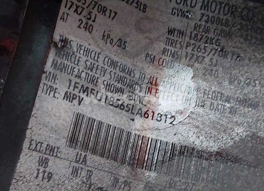 Photo 9 of 2005 Ford Expedition EDDIE BAUER/KING RANCH (VIN 1FMFU18565LA61312)