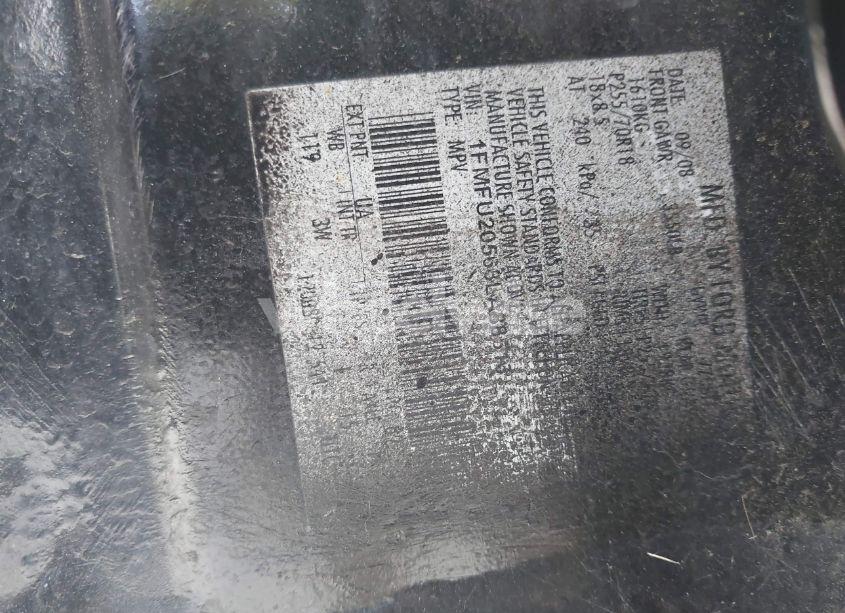 Photo 9 of 2008 Ford Expedition LIMITED (VIN 1FMFU20568LA88516)