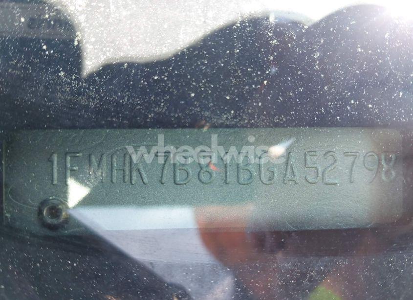 Photo 12 of 2011 Ford Explorer (VIN 1FMHK7B81BGA52798)