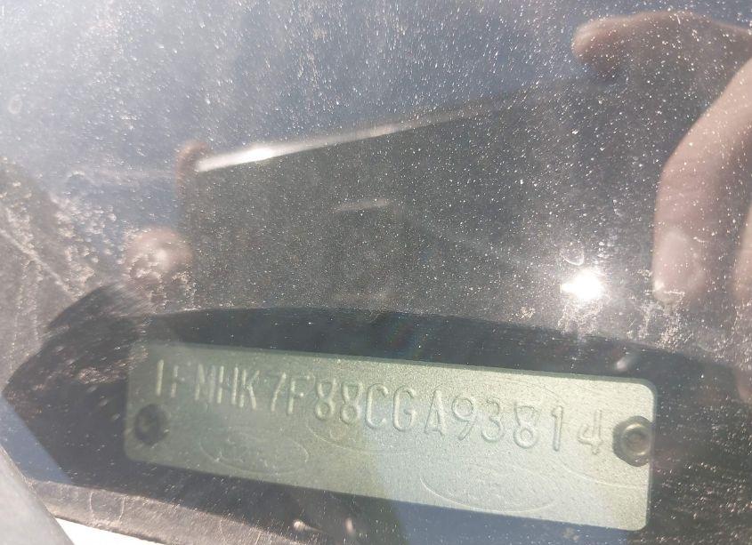 Photo 9 of 2012 Ford Explorer LIMITED (VIN 1FMHK7F88CGA93814)