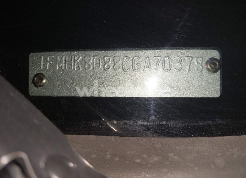 Photo 17 of 2012 Ford Explorer XLT (VIN 1FMHK8D88CGA70378)