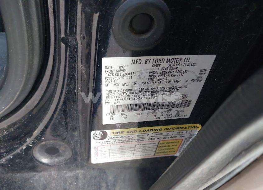 Photo 9 of 2012 Ford Expedition EL KING RANCH (VIN 1FMJK1H53CEF04887)