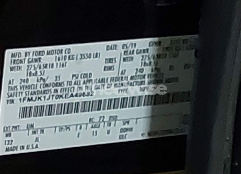 Photo 9 of 2019 Ford Expedition MAX XLT (VIN 1FMJK1JT0KEA49682)