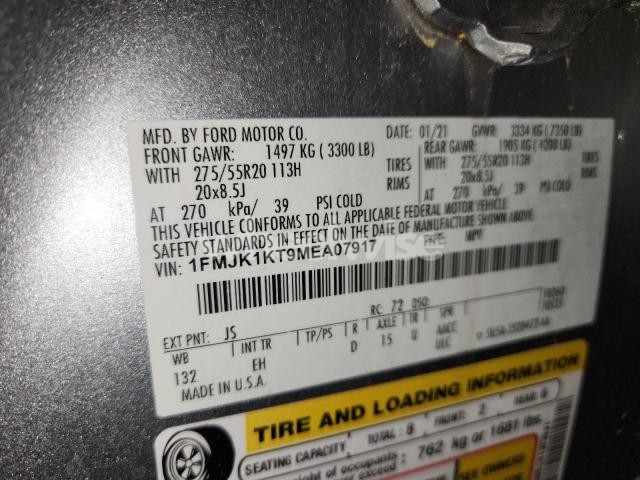 Photo 12 of 2021 FORD EXPEDITION MAX LIMITED (VIN 1FMJK1KT9MEA07917)