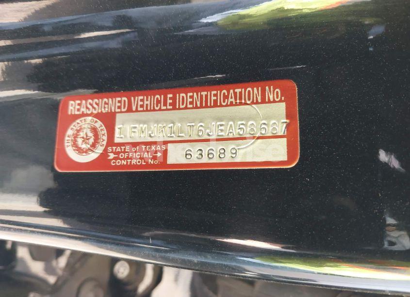 Photo 9 of 2018 Ford Expedition MAX PLATINUM (VIN 1FMJK1LT6JEA58687)