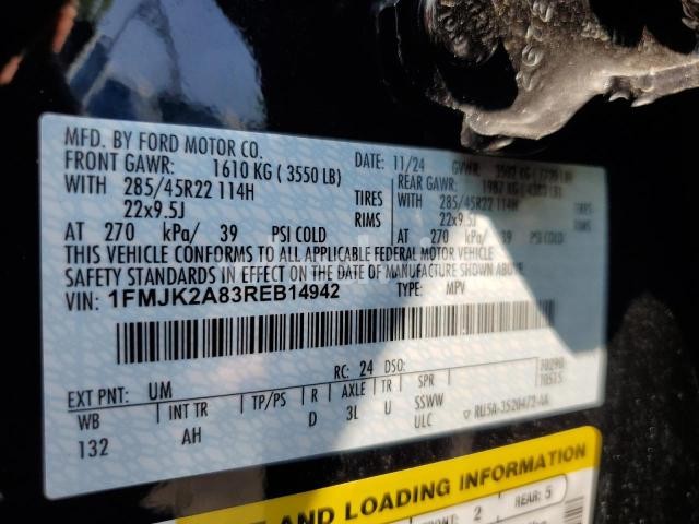 Photo 7 of 2024 FORD EXPEDITION MAX LIMITED (VIN 1FMJK2A83REB14942)