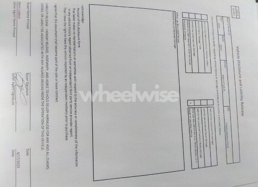 Photo 16 of 2024 Ford Expedition LIMITED MAX (VIN 1FMJK2A84REA23579)