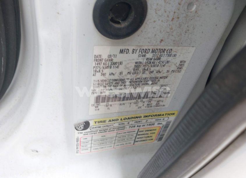 Photo 9 of 2011 Ford Expedition XLT (VIN 1FMJU1H56BEF37276)