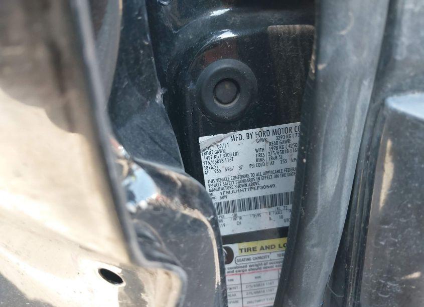 Photo 9 of 2015 Ford Expedition XLT (VIN 1FMJU1HT7FEF30549)