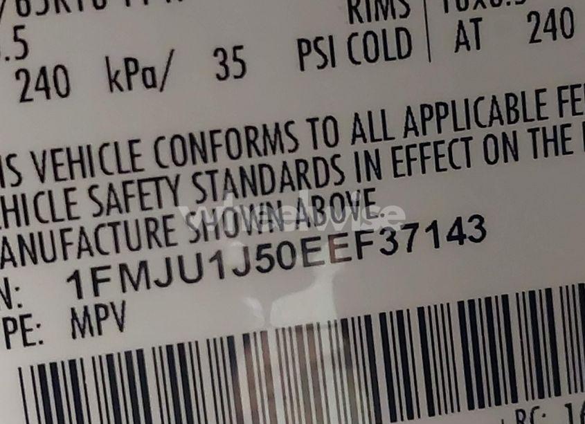 Photo 9 of 2014 Ford Expedition XLT (VIN 1FMJU1J50EEF37143)