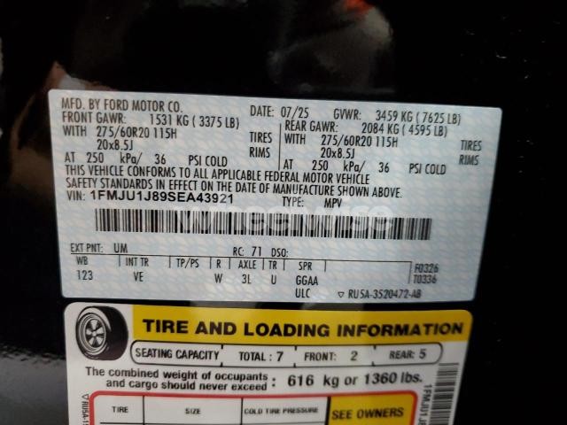 Photo 12 of 2025 FORD EXPEDITION ACTIVE N/A (VIN 1FMJU1J89SEA43921)