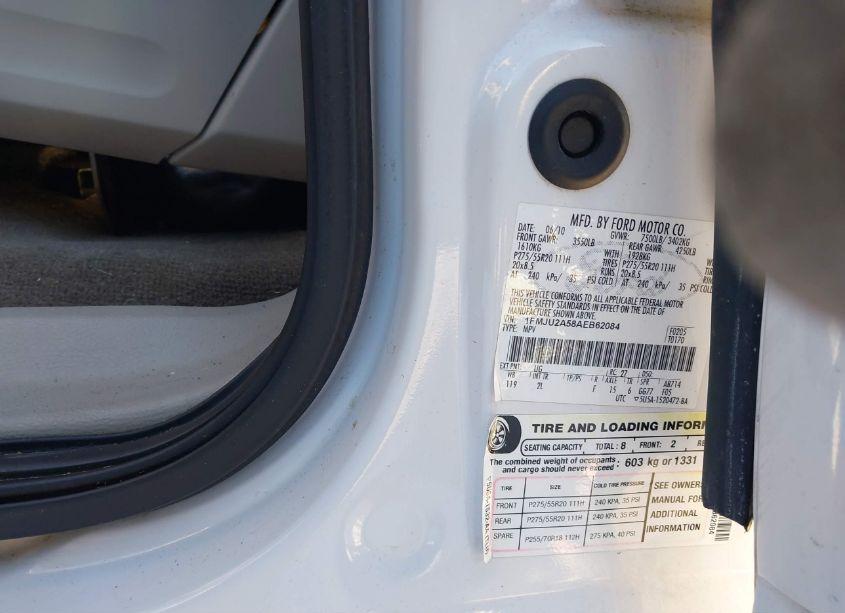 Photo 9 of 2010 Ford Expedition LIMITED (VIN 1FMJU2A58AEB62084)