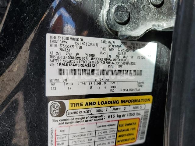 Photo 11 of 2024 FORD EXPEDITION LIMITED N/A (VIN 1FMJU2A83REA35121)