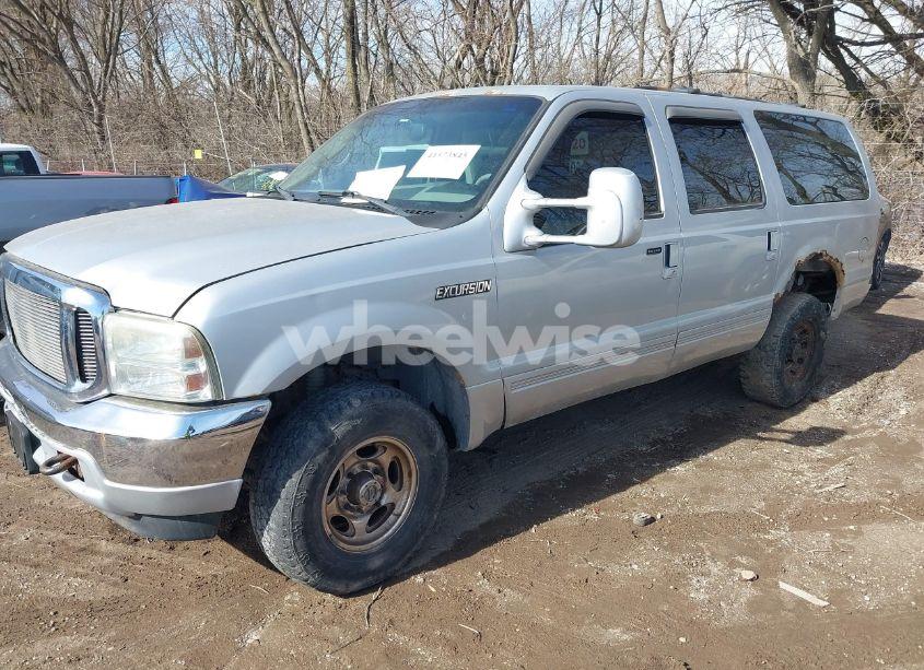 Photo 2 of 2001 Ford Excursion XLT (VIN 1FMNU41S41EC12353)