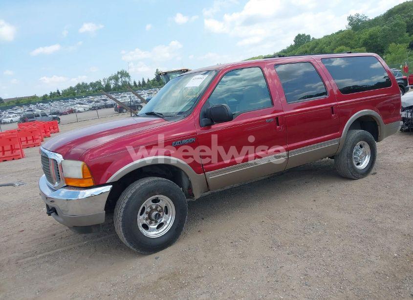 Photo 2 of 2001 Ford Excursion LIMITED (VIN 1FMNU43S61EA18890)