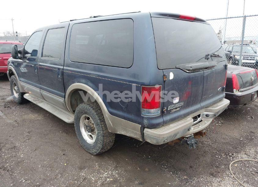 Photo 3 of 2002 Ford Excursion LIMITED (VIN 1FMNU43SX2EA77555)