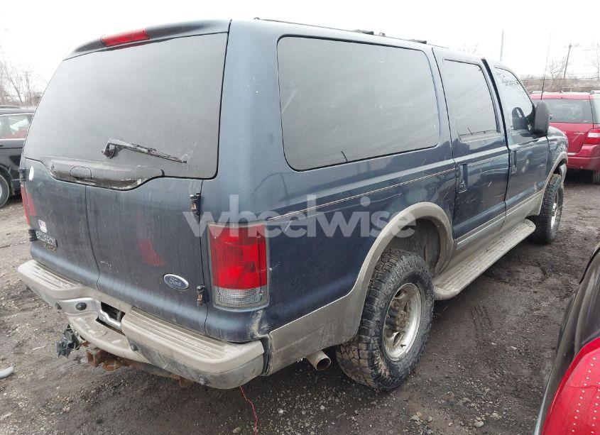 Photo 4 of 2002 Ford Excursion LIMITED (VIN 1FMNU43SX2EA77555)