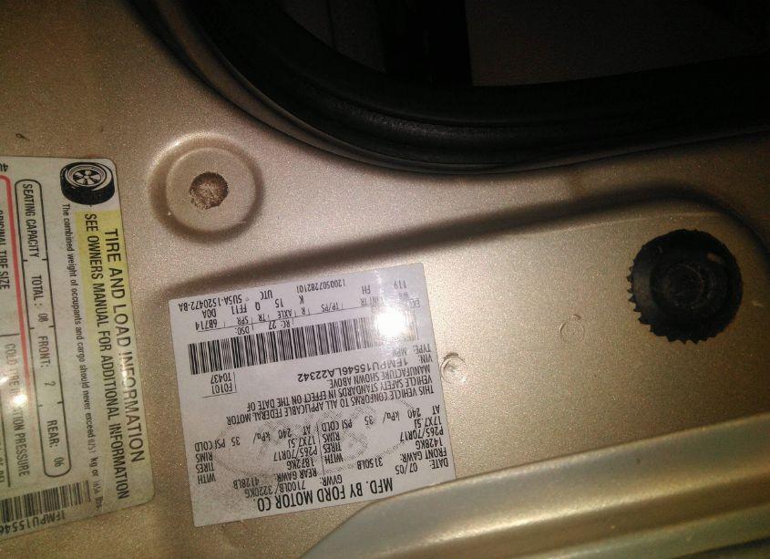 Photo 9 of 2006 Ford Expedition XLT/XLT SPORT (VIN 1FMPU15546LA22342)