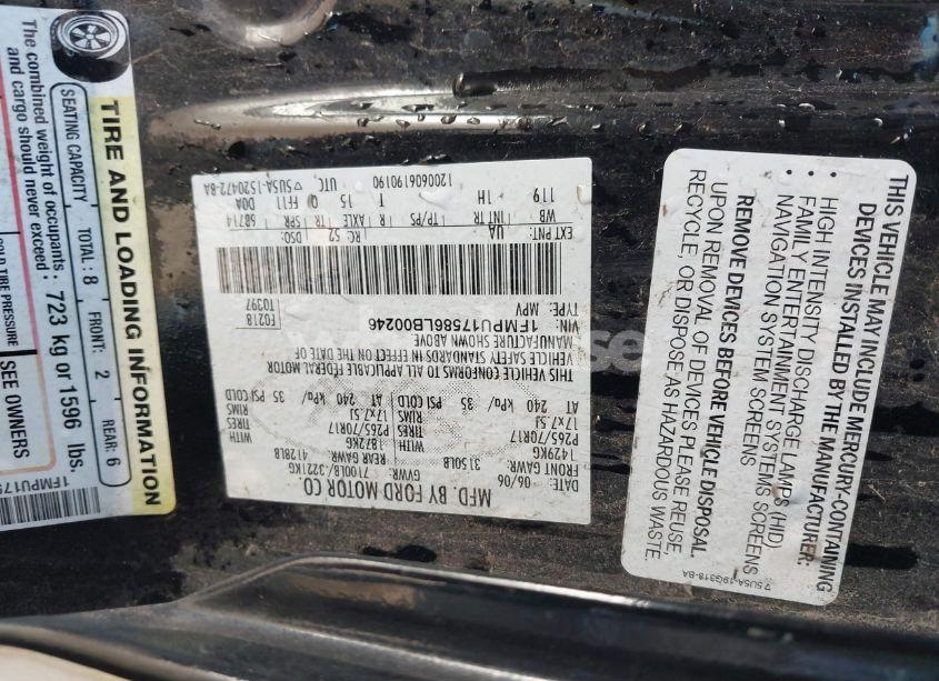 Photo 9 of 2006 Ford Expedition EDDIE BAUER/KING RANCH (VIN 1FMPU17586LB00246)