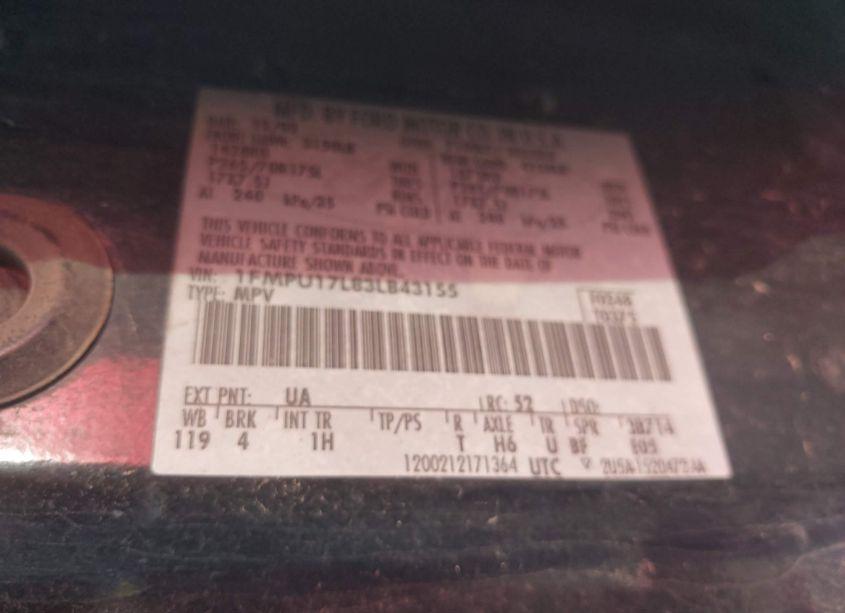 Photo 9 of 2003 Ford Expedition EDDIE BAUER (VIN 1FMPU17L83LB43155)