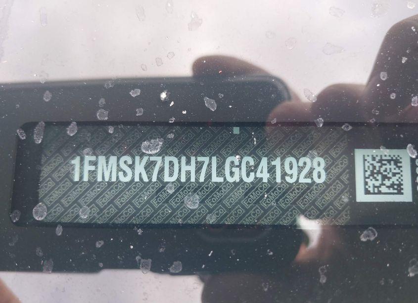 Photo 9 of 2020 Ford Explorer XLT (VIN 1FMSK7DH7LGC41928)