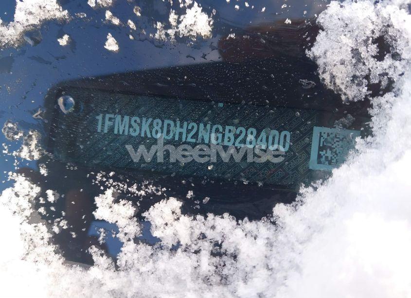 Photo 17 of 2022 Ford Explorer XLT (VIN 1FMSK8DH2NGB28400)