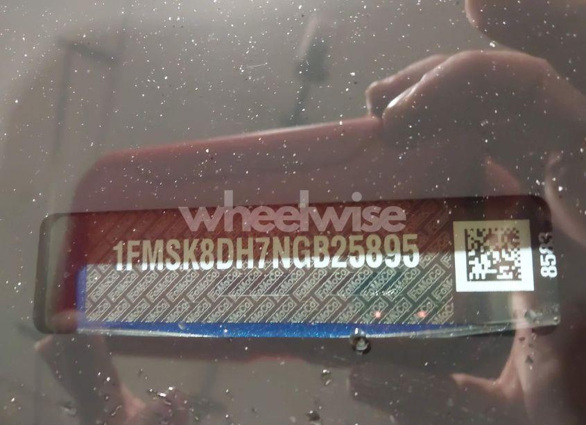 Photo 9 of 2022 Ford Explorer XLT (VIN 1FMSK8DH7NGB25895)