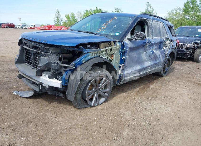 Photo 2 of 2021 Ford Explorer XLT (VIN 1FMSK8DH8MGA75779)
