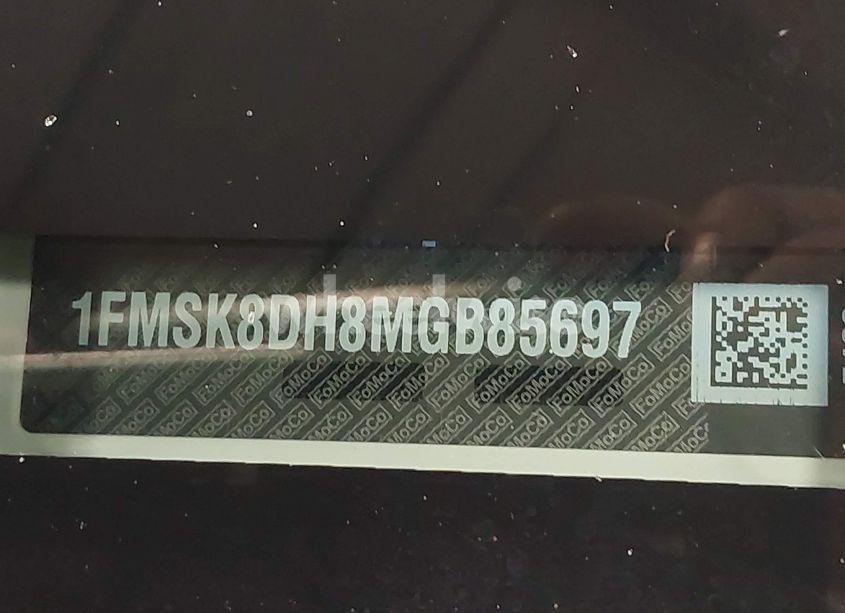 Photo 17 of 2021 Ford Explorer XLT (VIN 1FMSK8DH8MGB85697)