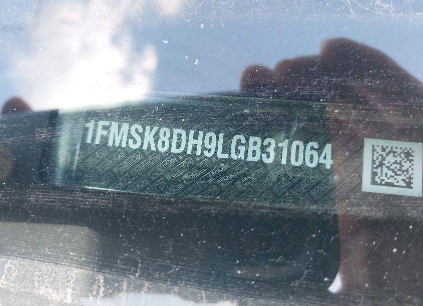 Photo 9 of 2020 Ford Explorer XLT (VIN 1FMSK8DH9LGB31064)