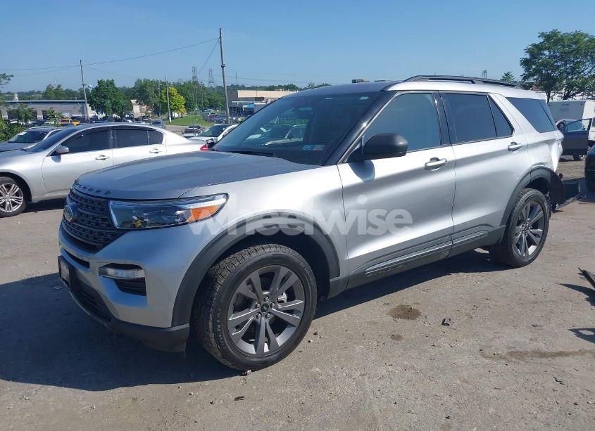Photo 2 of 2021 Ford Explorer XLT (VIN 1FMSK8DHXMGA90316)