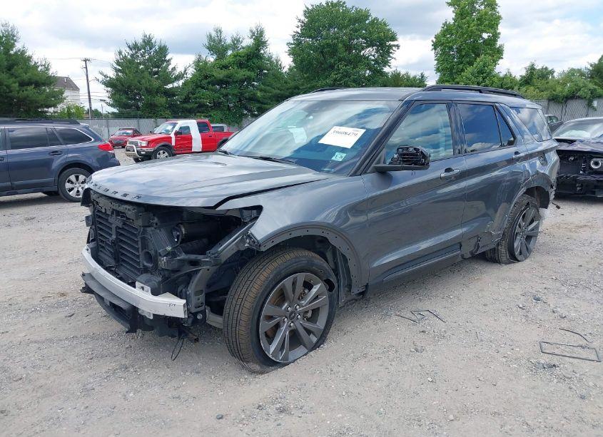 Photo 2 of 2021 Ford Explorer XLT (VIN 1FMSK8DHXMGB40888)