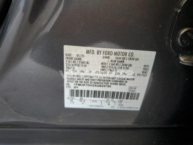Photo 14 of 2025 FORD EXPLORER ACTIVE (VIN 1FMUK7DH2SGB29786)
