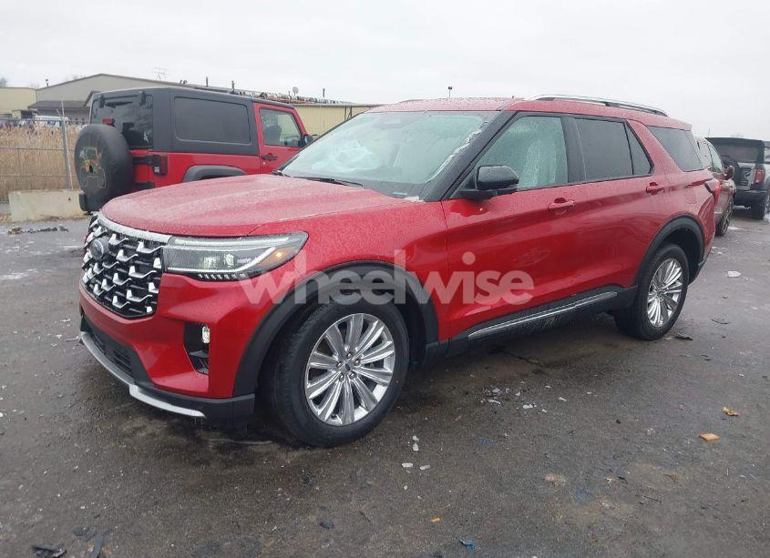 Photo 2 of 2025 Ford Explorer PLATINUM (VIN 1FMUK8HH3SGA46593)