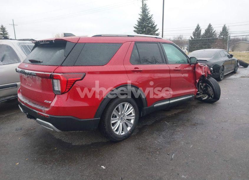 Photo 4 of 2025 Ford Explorer PLATINUM (VIN 1FMUK8HH3SGA46593)