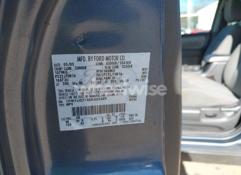 Photo 9 of 2006 Ford Escape XLT/XLT SPORT (VIN 1FMYU031X6KA03489)