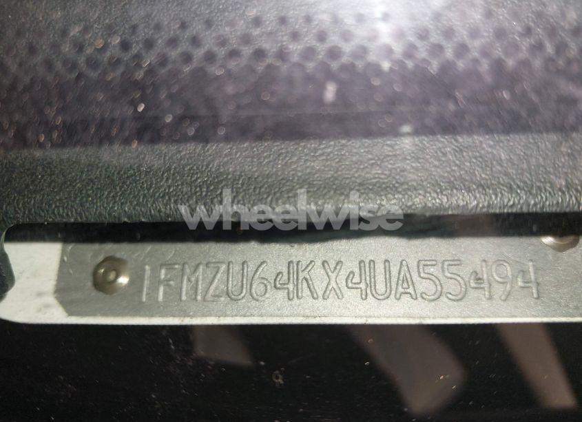 Photo 17 of 2004 Ford Explorer EDDIE BAUER (VIN 1FMZU64KX4UA55494)