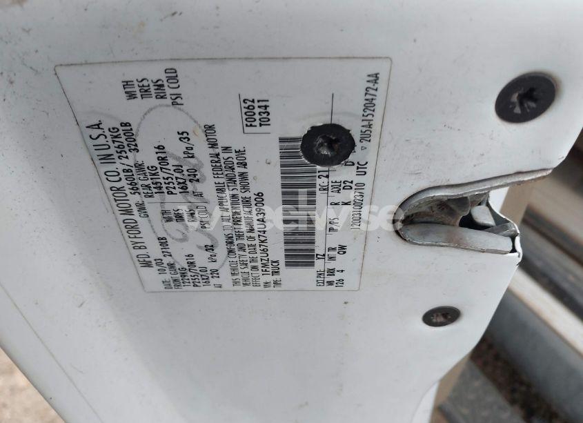 Photo 9 of 2004 Ford Explorer SPORT TRAC ADRENALIN/XLS/XLT (VIN 1FMZU67K74UA39006)