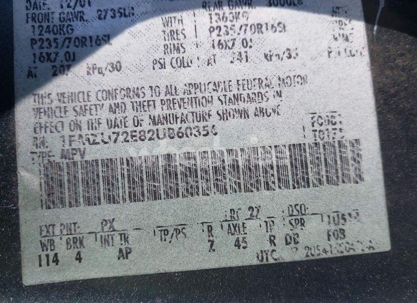 Photo 9 of 2002 Ford Explorer XLS (VIN 1FMZU72E82UB60356)